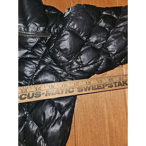 Michael Kors Packable Down Fill Puffer Jacket Mid-Length Women's Black Size Sm - Picture 12 of 16